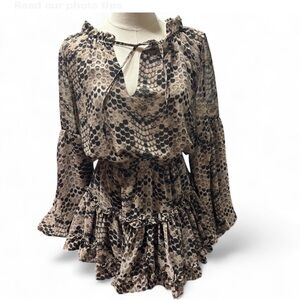 Sleek Python Print Buddy Love ZoZo Dress